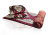 картинка Курпача красная  в цветочек 295 см с подушками от магазина Vsekazany.com