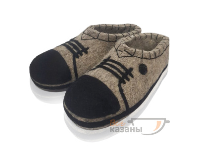 картинка Тапочки мужские "Shoes" ручной работы от магазина Vsekazany.com