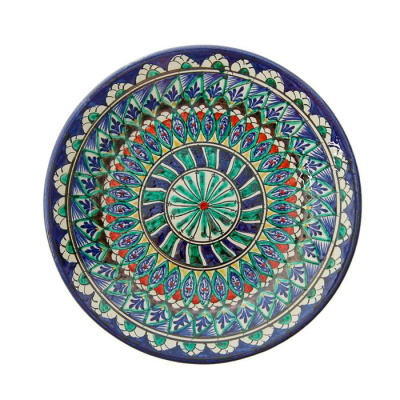 картинка тарелка глубокая "Риштан" 24 см от магазина Vsekazany.com
