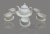 картинка Чайный сервиз белый "Пахта" большой с чашками от магазина Vsekazany.com