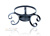 картинка Чугунный садж 40 см с кованой подставкой "тунис" от магазина Vsekazany.com