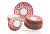картинка Столовый набор красный "Пахта" средний от магазина Vsekazany.com