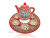 картинка Чайный набор Накша красный 40 см (1,25л) от магазина Vsekazany.com