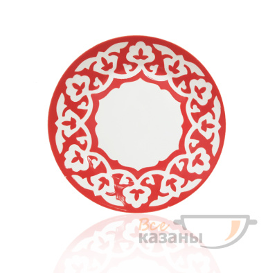 картинка Тарелка круглая 210 мм красная от магазина Vsekazany.com