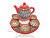 картинка Чайный набор Накша красный 36 см (1,25л) от магазина Vsekazany.com