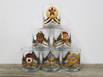 картинка Набор для виски 6 предметов "СССР" 330 мл от магазина Vsekazany.com