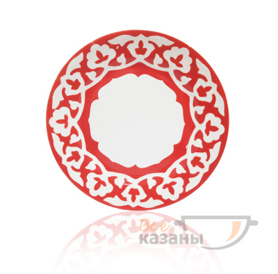 картинка Тарелка круглая 235 мм красная от магазина Vsekazany.com