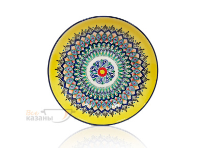 картинка Блюдо для плова "Риштан" 46 см желтое от магазина Vsekazany.com