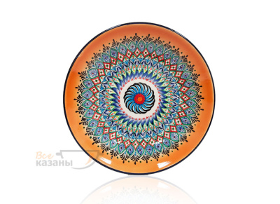 картинка Блюдо для плова "Риштан" 38 см оранжевое от магазина Vsekazany.com
