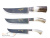 картинка Набор ножей пчак косуля с гравировкой от магазина Vsekazany.com